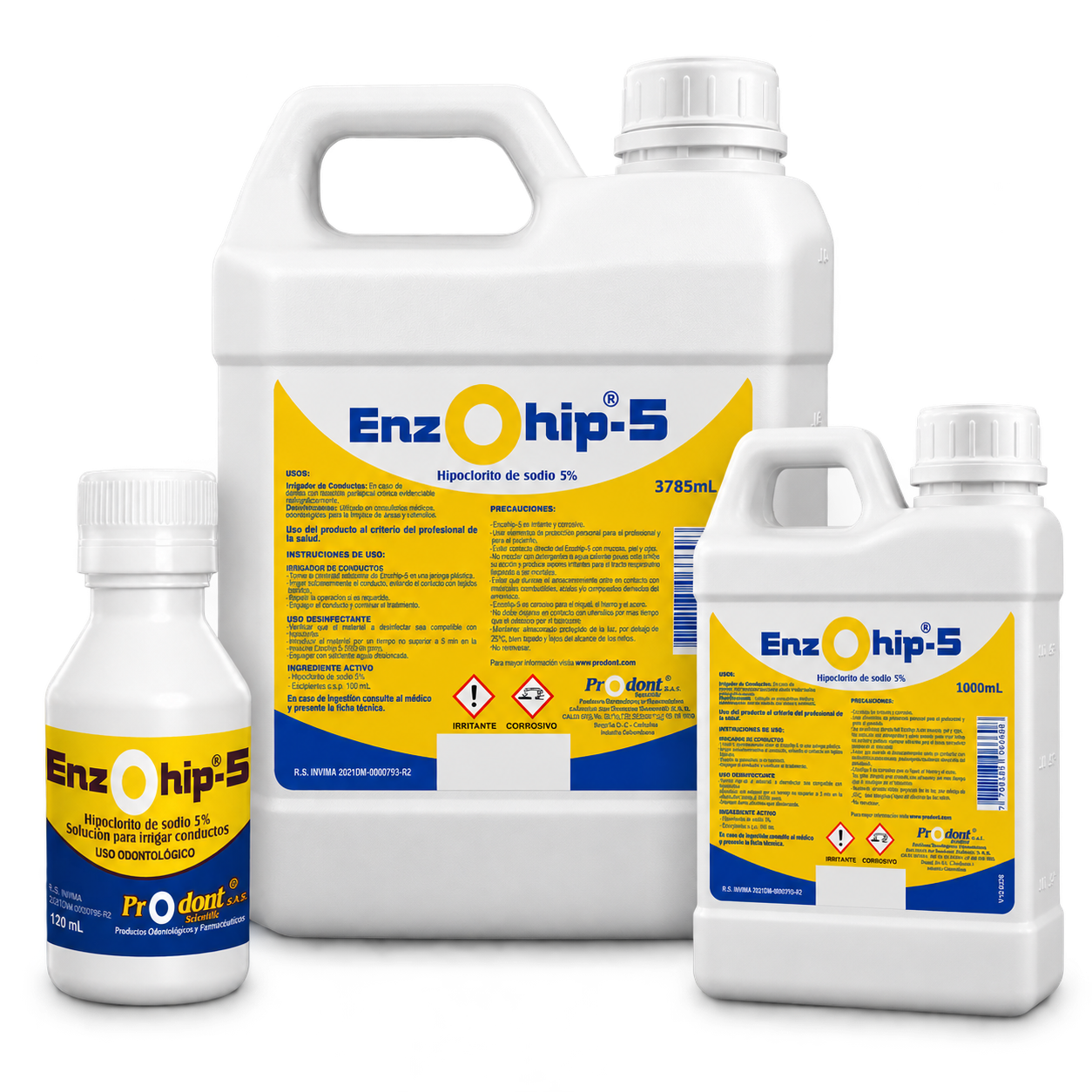 ENZOHIP – 5 (Desinfectante Hipoclorito de Sodio 5%)