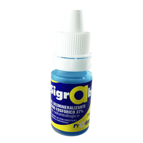 sigrabazulgel 7ml Desmineralizante, ácido fosfórico 37% Productos Odontológicos y Bioseguridad