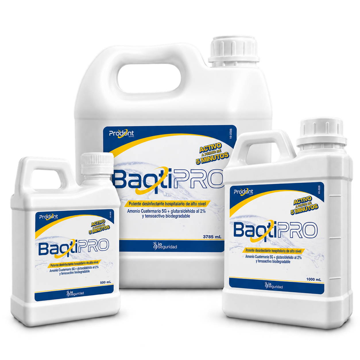 BAQTIPRO - (Amónio cuaternario 5° Generacion + Glutaraldehído)