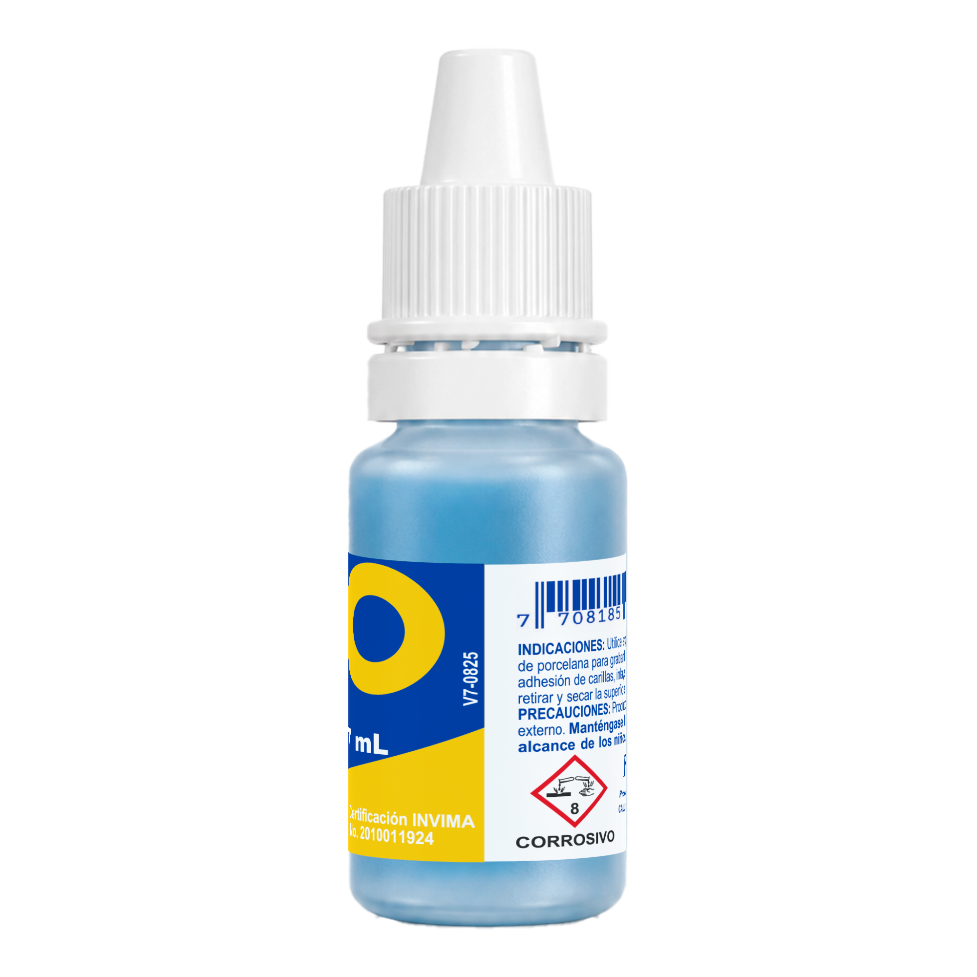 ACIDO FLUORHIDRICO 9.6% (Grabador de Porcelana) 7 mL - Imagen 2